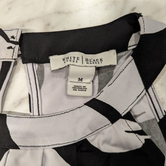 White house Black market WhBm Women Size medium shirt - Picture 3 of 7